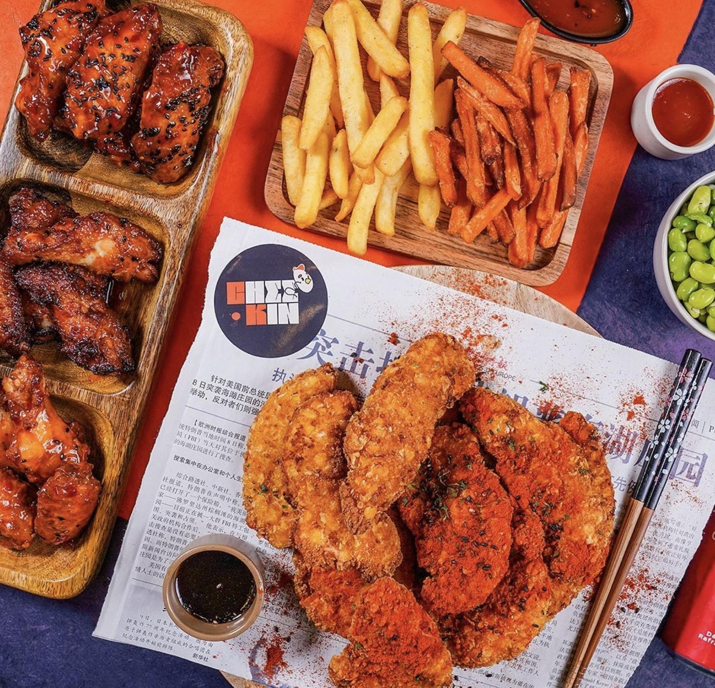Chee•Kin Korean fried chicken spread